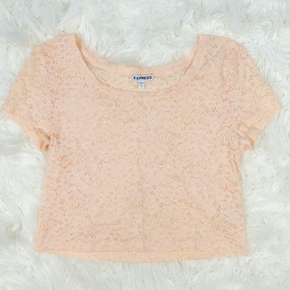 Express Tops - Express Floral Lace Top